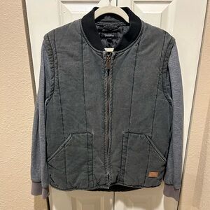 Brixton Quilted Vest Jacket Men’s Gray , size M